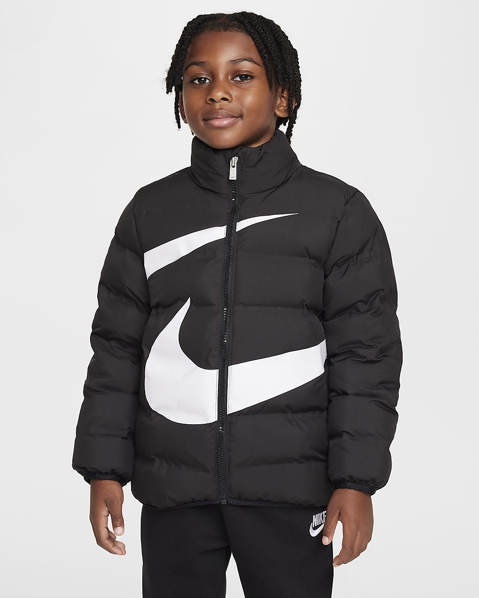 Nike quilted jacket womens best sale